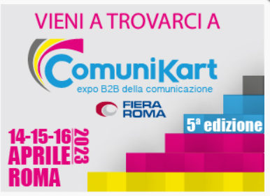 NOEX zaprasza do odwiedzenia firmowego stoiska na targach ComuniKart w Rzymie, w dniach 14-16 kwietnia