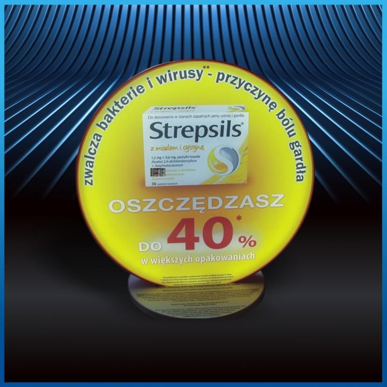 podstawka plastikowa strepsils pos 21